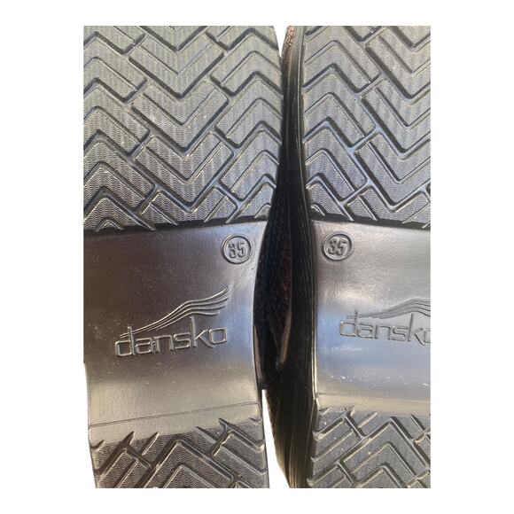 Dansko Professional Clogs EU 35 US 5 Copper Woven Metallic Nurse Comfort Slip On - Picture 8 of 16
